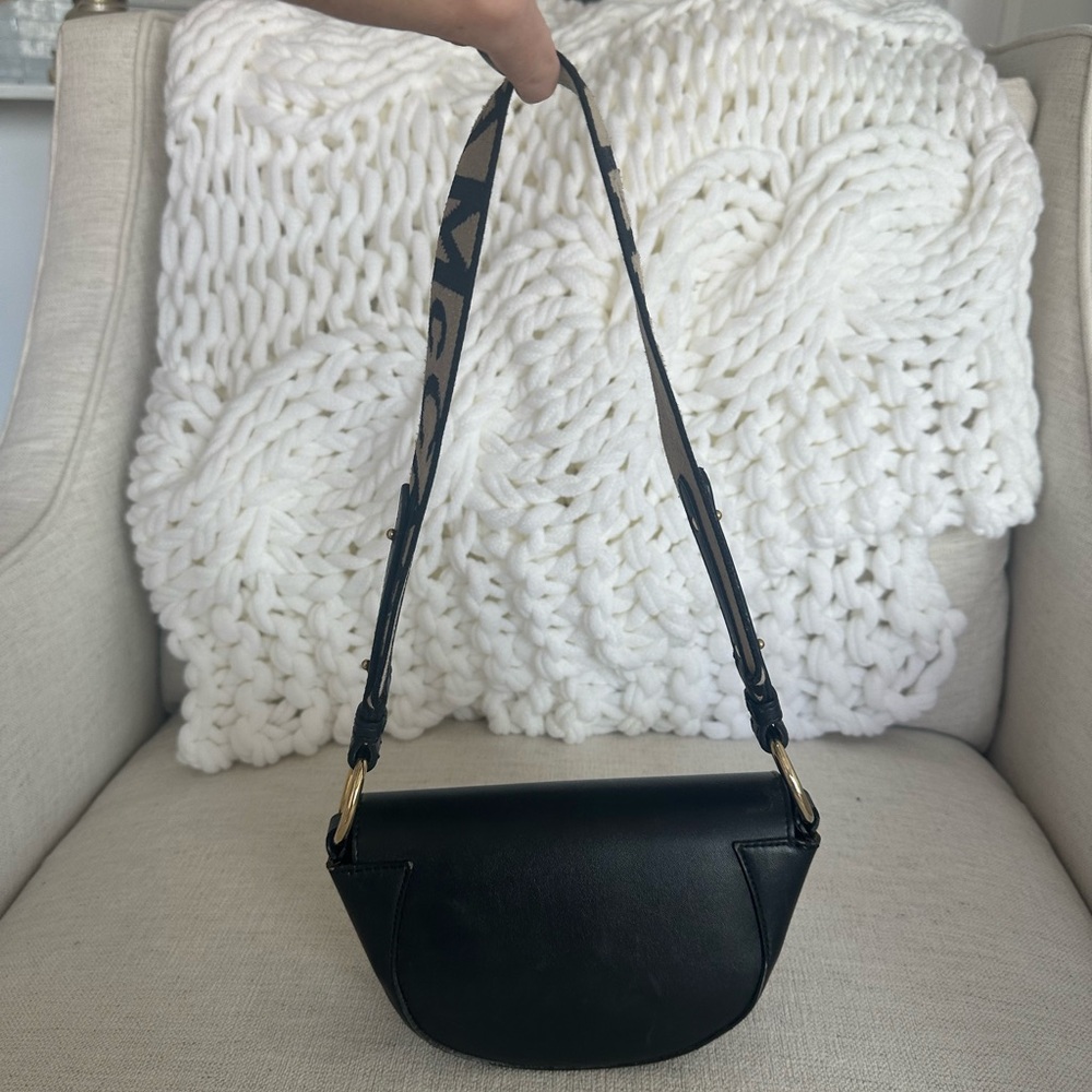 Stella McCartney Black Half-Moon Shoulder Bag - Picture 16 of 16